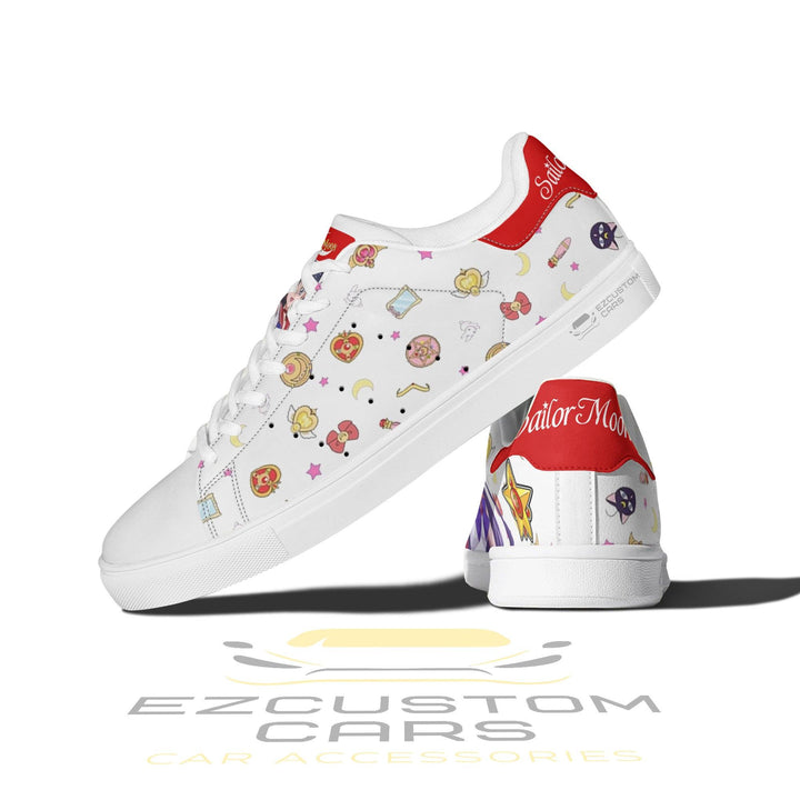 Sailor Mars Sneakers Sailor Moon Shoes - EzCustomcar - 1