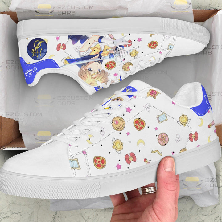 Sailor Uranus Sneakers Sailor Moon Shoes - EzCustomcar - 3
