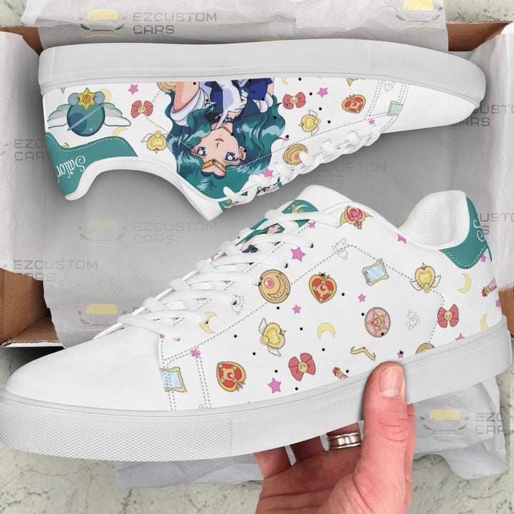 Sailor Neptune Sneakers Sailor Moon Shoes - EzCustomcar - 4