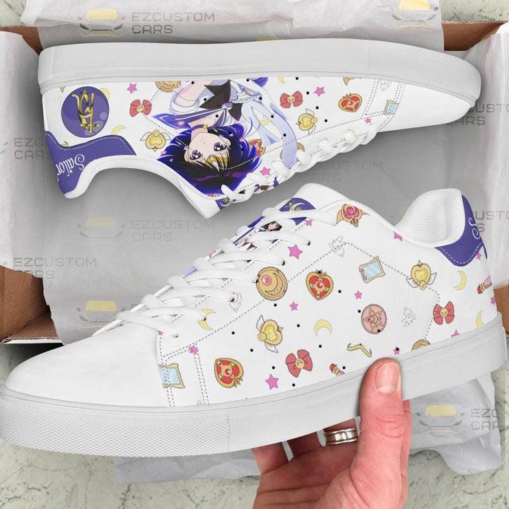 Sailor Saturn Sneakers Sailor Moon Shoes - EzCustomcar - 3