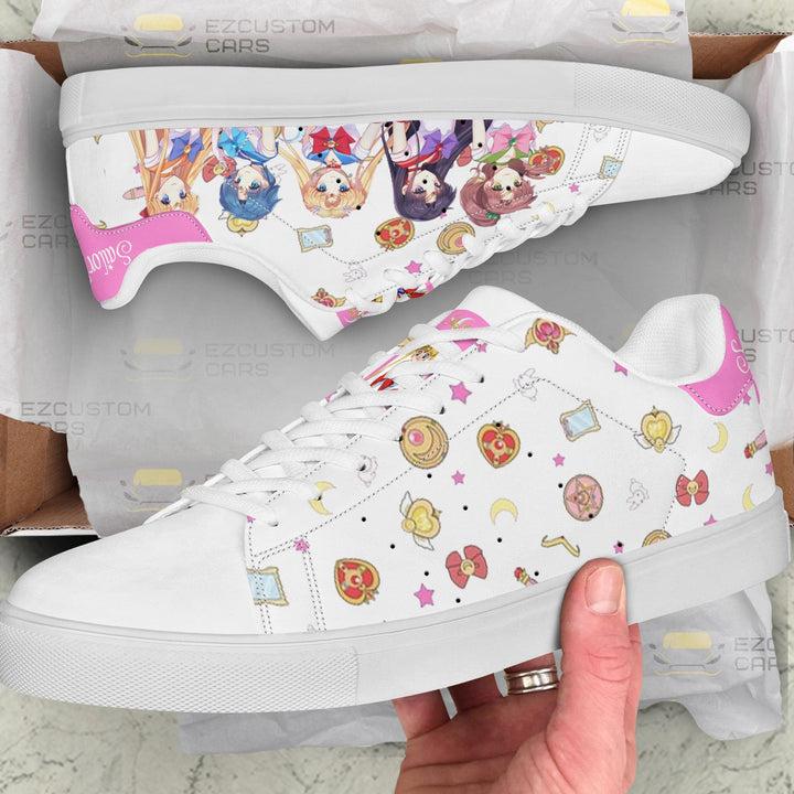 Sailor Guardians Sneakers Sailor Moon Shoes - EzCustomcar - 3