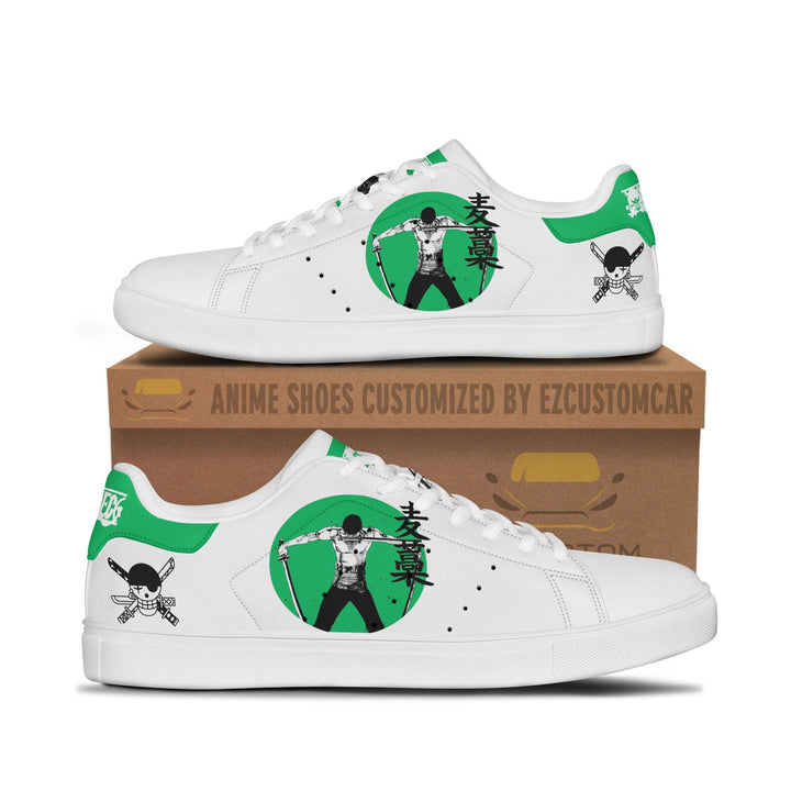 Roronoa Zoro Sneakers Custom One Piece Shoes - EzCustomcar - 4
