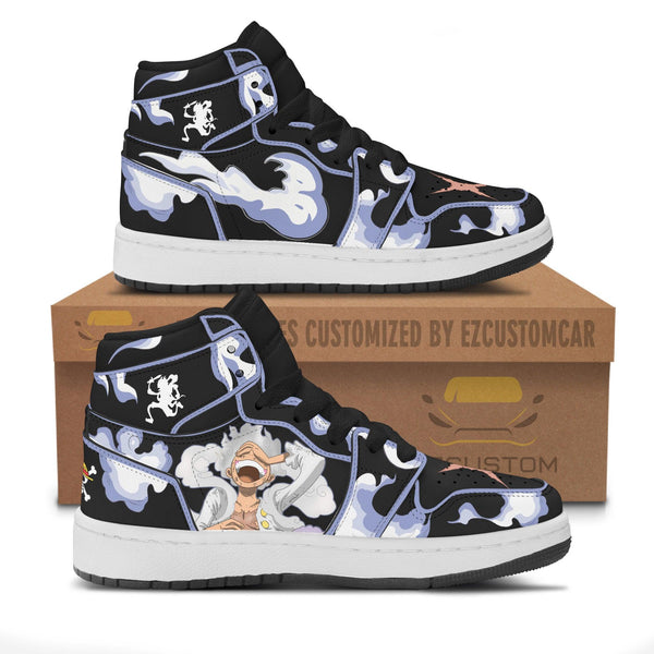 One Piece Kid Shoes Luffy Gear 5 Boot Sneakers - EzCustomcar - 1