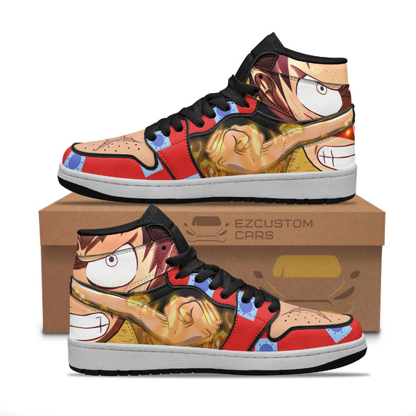 Monkey D. Luffy Shoes One Piece Wano Arc Boot Sneakers - EzCustomcar - 1