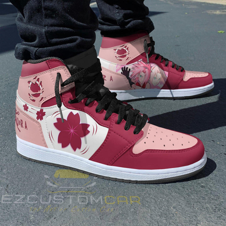 Naruto Sakura Custom Shoes - EzCustomcar - 3