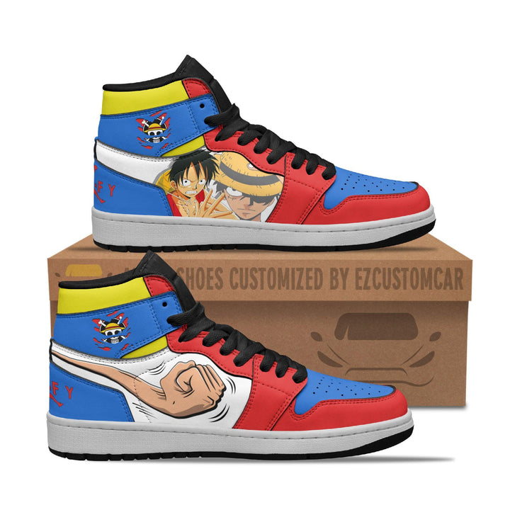 One Piece Shoes Luffy Custom Anime Shoes - EzCustomcar - 1