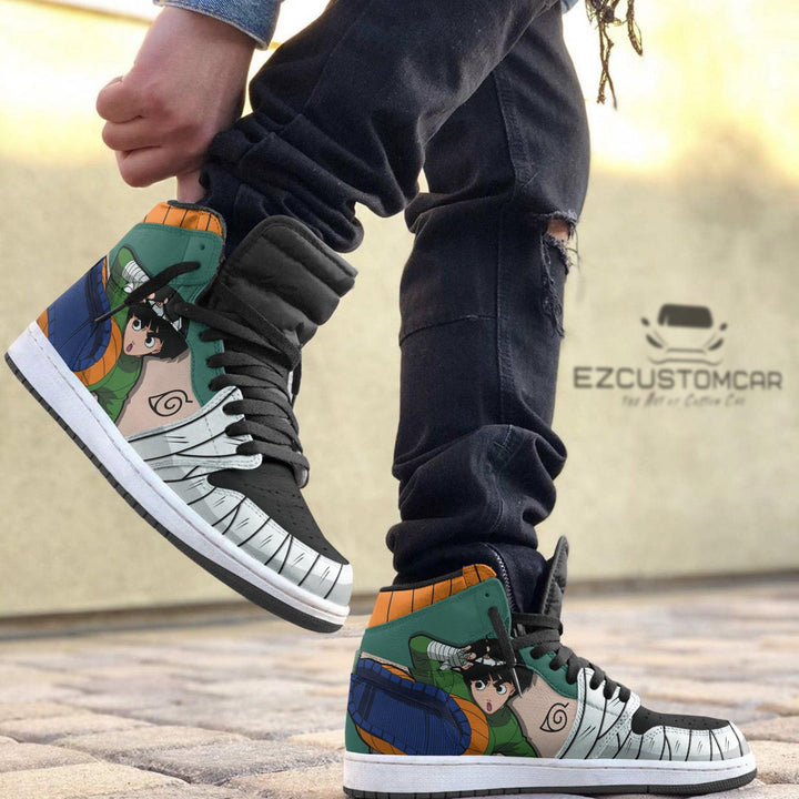 Naruto Rock Lee Custom Shoes - EzCustomcar - 2