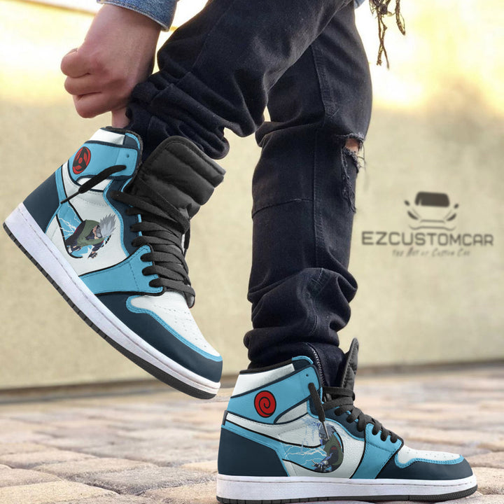 Naruto Custom Shoes With Kakashi Sneakers Design - EzCustomcar - 2
