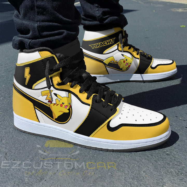 Pokemon Custom Shoes With Pikachu Sneakers Design - EzCustomcar - 3