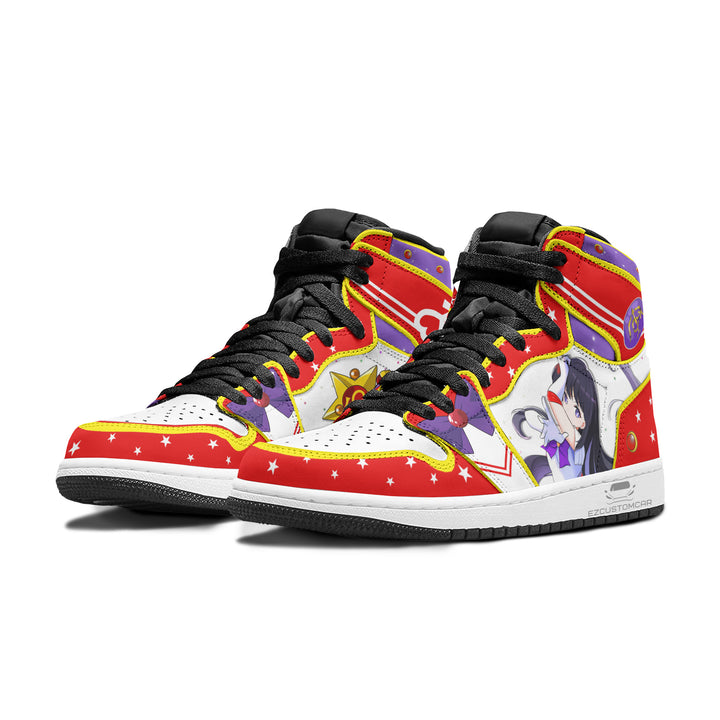 Sailor Moon Custom Shoes With Sailor Mars Sneakers Design - EzCustomcar - 4