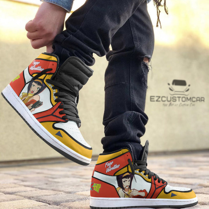 Cowboy Bebop Custom Shoes With Faye Valentine Sneakers Design - EzCustomcar - 2
