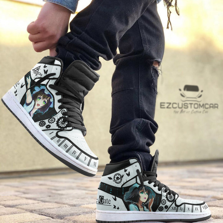 Steins Gate Custom Shoes With Mayuri Shiina Sneakers Design - EzCustomcar - 2