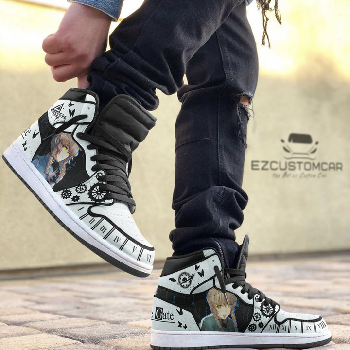 Steins Gate Custom Shoes With Suzuha Amane Sneakers Design - EzCustomcar - 2