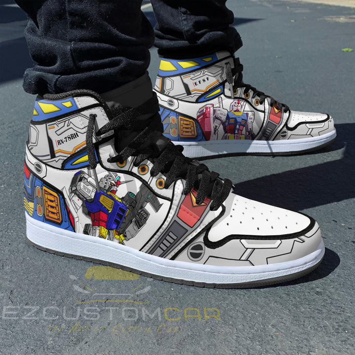 Gundam Custom Shoes With RX-78-2 Gundam Sneakers Design - EzCustomcar - 3