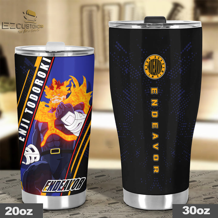 Endeavor Travel Mug - Gift Idea for My Hero Academia fans - EzCustomcar - 4