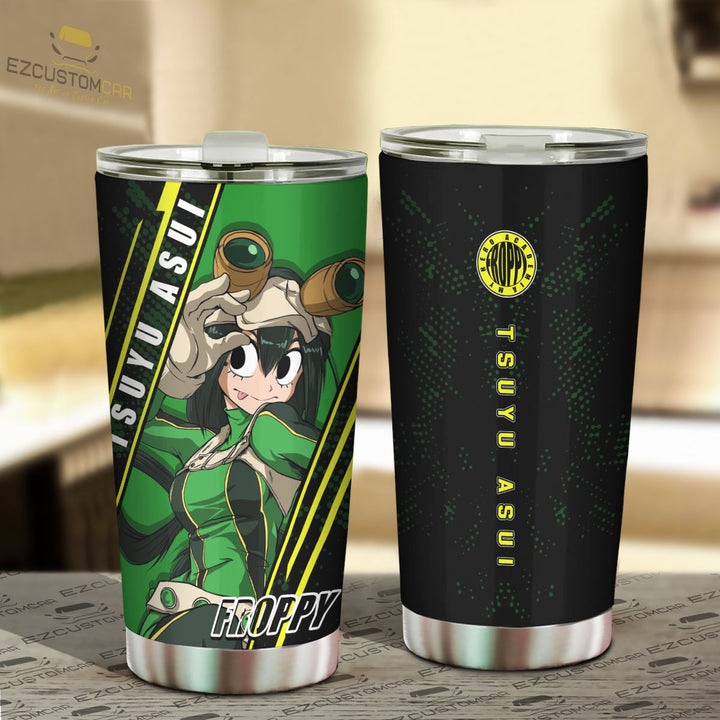 Tsuyu Asui Travel Mug - Gift Idea for My Hero Academia fans - EzCustomcar - 2