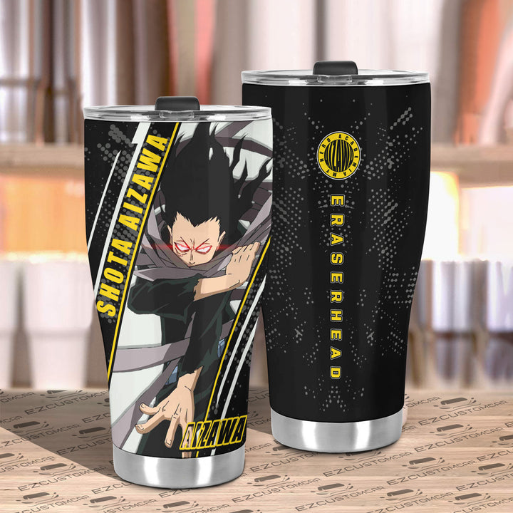 Shota Aizawa Travel Mug - Gift Idea for My Hero Academia fans - EzCustomcar - 3