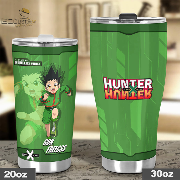 Gon Freecss Travel Mug - Gift Idea for Hunter x Hunter fans - EzCustomcar - 4