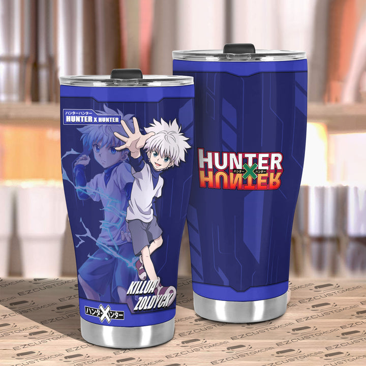 Killua Zoldyck Travel Mug - Gift Idea for Hunter x Hunter fans - EzCustomcar - 3