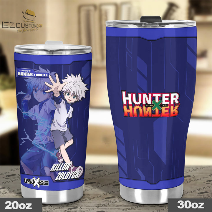 Killua Zoldyck Travel Mug - Gift Idea for Hunter x Hunter fans - EzCustomcar - 4