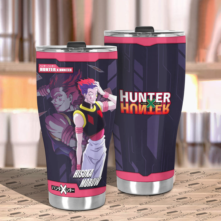 Hisoka Morow Travel Mug - Gift Idea for Hunter x Hunter fans - EzCustomcar - 3
