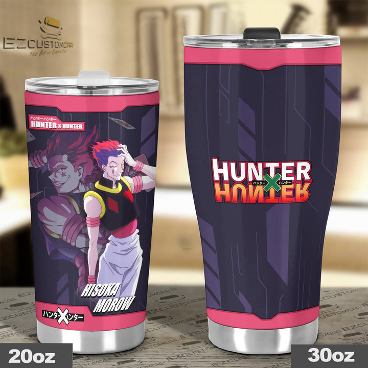 Hisoka Morow Travel Mug - Gift Idea for Hunter x Hunter fans - EzCustomcar - 4