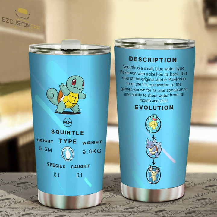 Squirtle Travel Mug - Gift Idea for Pokemon fans - EzCustomcar - 2