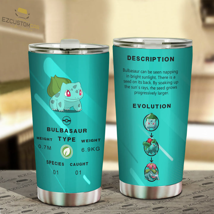 Bulbasaur Travel Mug - Gift Idea for Pokemon fans - EzCustomcar - 2