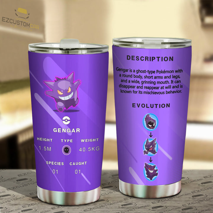 Gengar Travel Mug - Gift Idea for Pokemon fans - EzCustomcar - 2