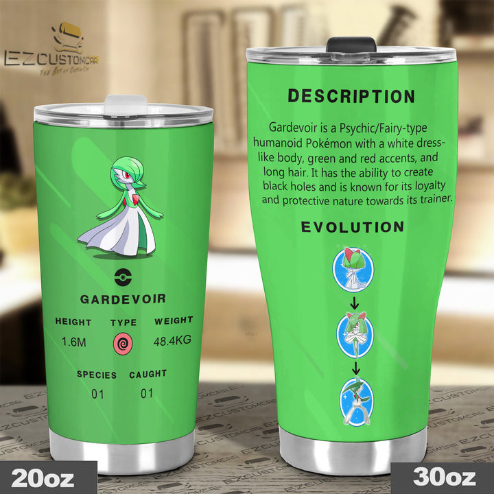 Gardevoir Travel Mug - Gift Idea for Pokemon fans - EzCustomcar - 4