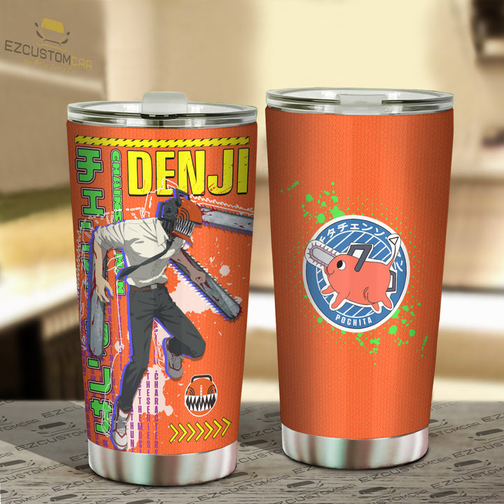 Denji Travel Mug - Gift Idea for Chainsaw Man fans - EzCustomcar - 2