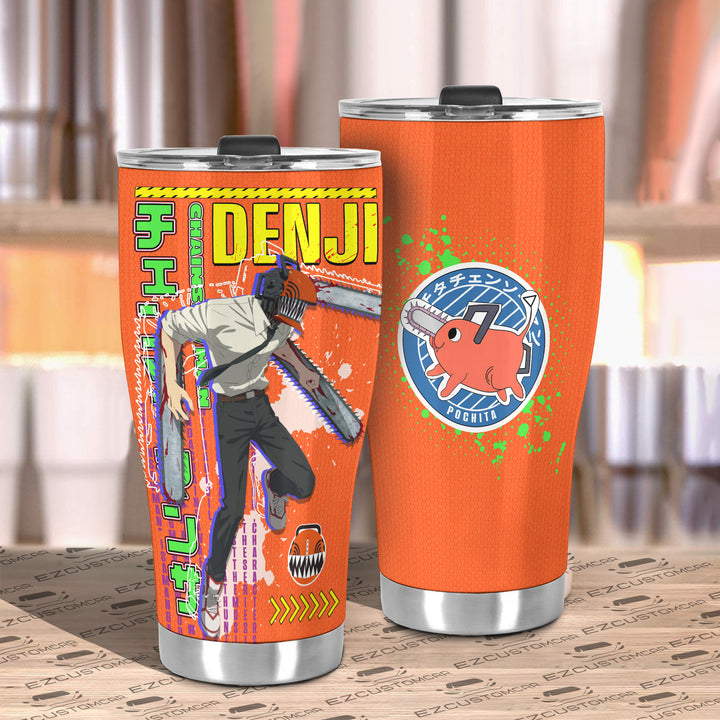 Denji Travel Mug - Gift Idea for Chainsaw Man fans - EzCustomcar - 3