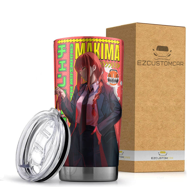 Makima Travel Mug - Gift Idea for Chainsaw Man fans - EzCustomcar - 1