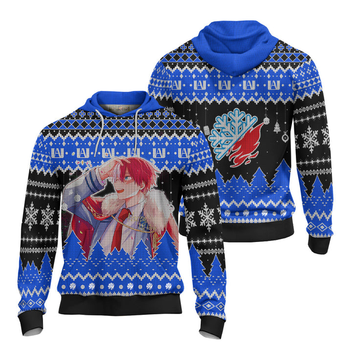 Todoroki Shoto My Hero Academia Anime Christmas Ugly Sweater Anime Xmas Gift Ideas 2023 - EzCustomcar - 2