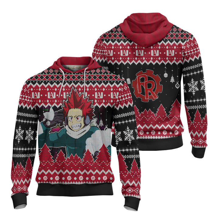 Eijiro Kirishima My Hero Academia Anime Christmas Ugly Sweater Anime Xmas Gift Ideas 2023 - EzCustomcar - 2