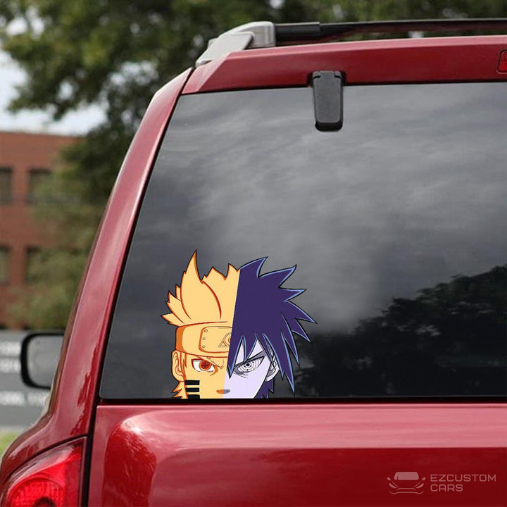 Naruto Car Accessories Anime Car Sticker Naruto x Sasuke gifts for fans - EzCustomcar - 3