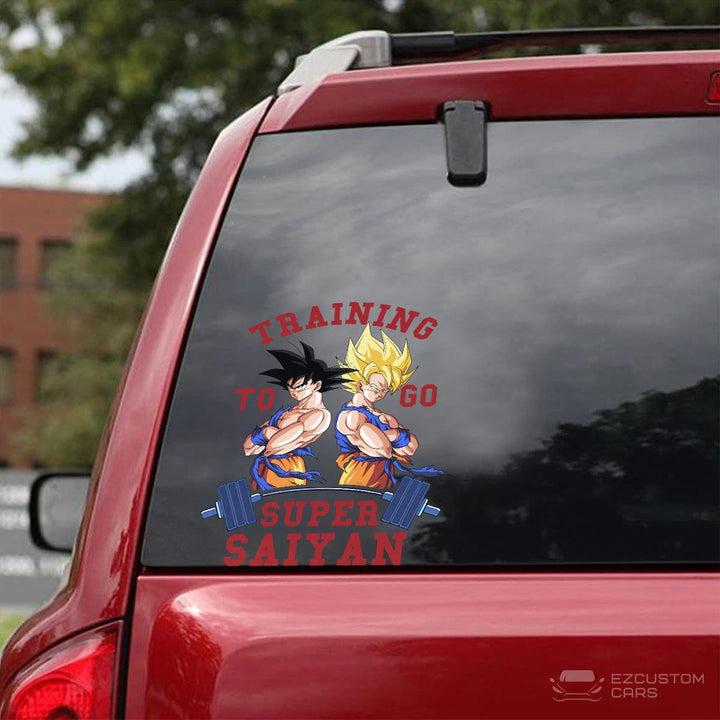 Dragon Ball Z Car Accessories Anime Car Sticker Training to go Super Saiyan - EzCustomcar - 2