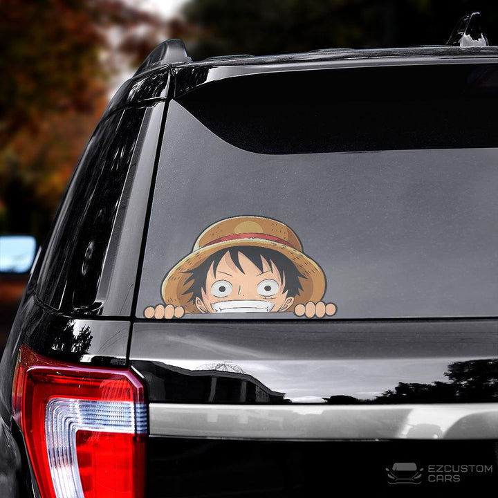 One Piece Car Accessories Anime Car Sticker Luffy - EzCustomcar - 3