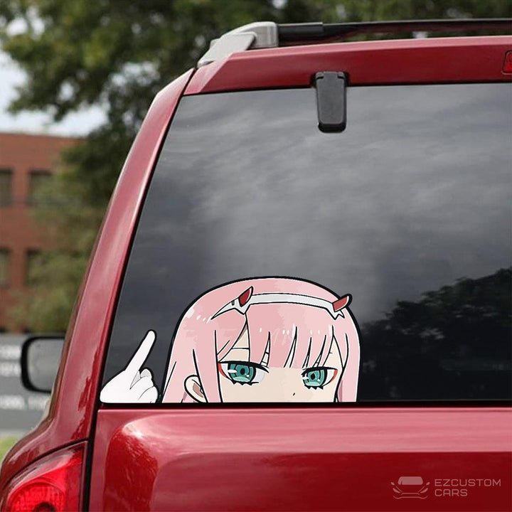 DARLING in the FRANXX Car Accessories Anime Car Sticker Zero Two - EzCustomcar - 2