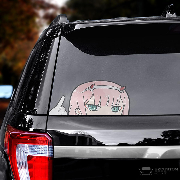 DARLING in the FRANXX Car Accessories Anime Car Sticker Zero Two - EzCustomcar - 3