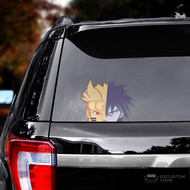 Naruto Car Accessories Anime Car Sticker Naruto x Sasuke gifts for fans - EzCustomcar - 2