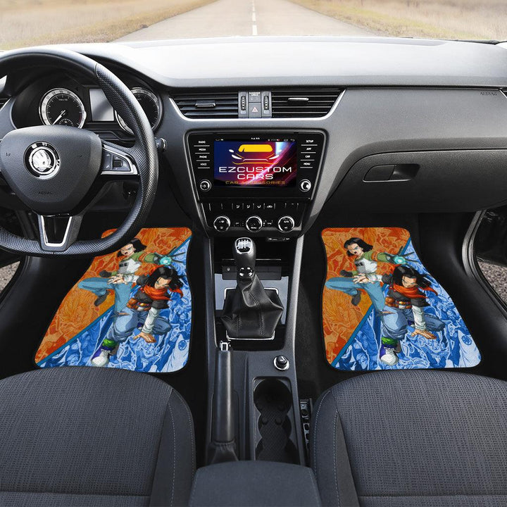 Dragon Ball Z Car Floor Mats Anime Car Accessories Android 17 - EzCustomcar - 4