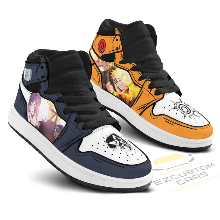 Naruto And Sasuke Shoes Naruto Kid Shoes - EzCustomcar - 2
