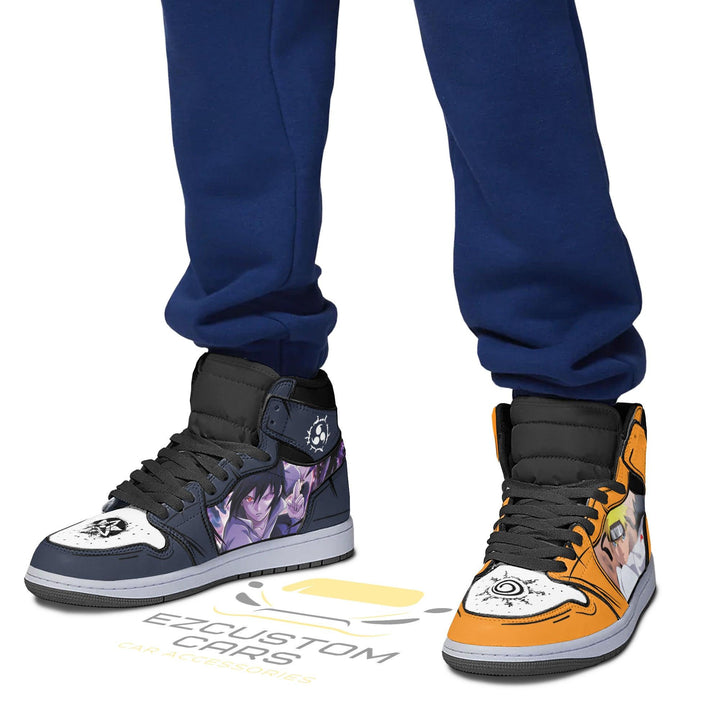 Naruto And Sasuke Shoes Naruto Kid Shoes - EzCustomcar - 3