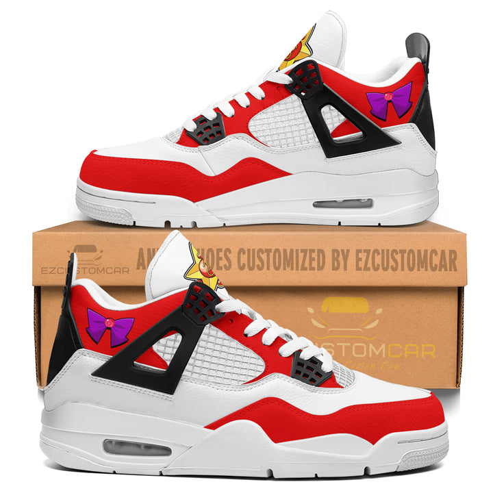 Sailor Mars Sneakers - Personalized custom shoes inspired by Sailor Moon - EzCustomcar - 4