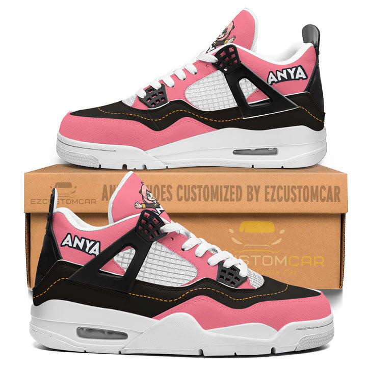 Anya J4 Sneakers - Personalized Spy x Family custom anime shoes - EzCustomcar - 3