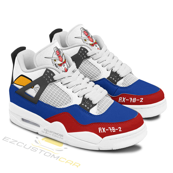 RX-78-1 J4 Sneakers - Personalized Gundam custom anime shoes - EzCustomcar - 1