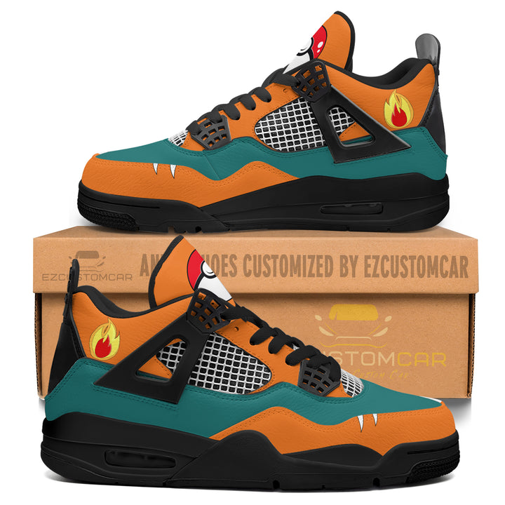 Charizard J4 Sneakers - Personalized Pokemon custom anime shoes - EzCustomcar - 3