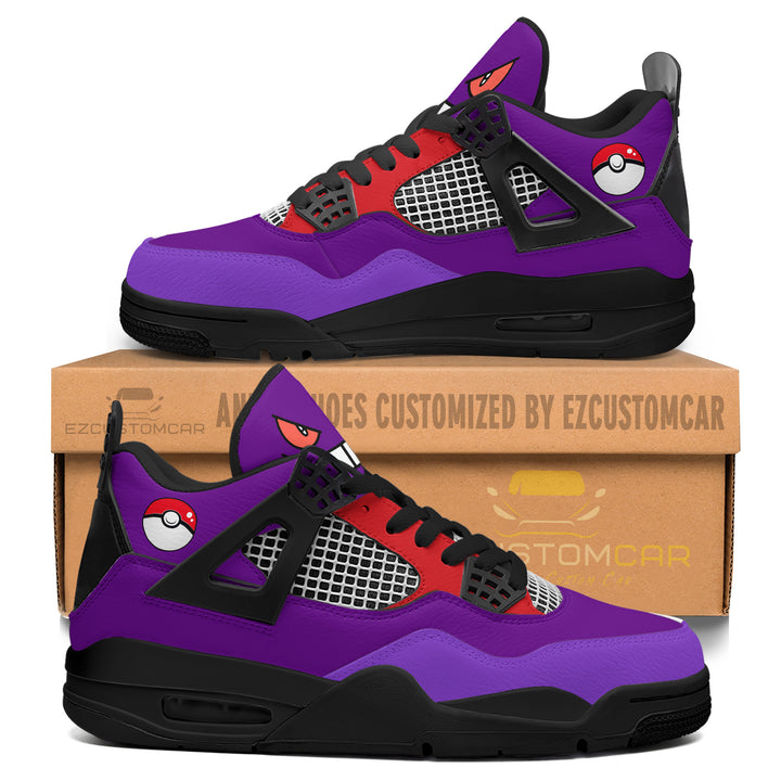 Gengar J4 Sneakers - Personalized Pokemon custom anime shoes - EzCustomcar - 3