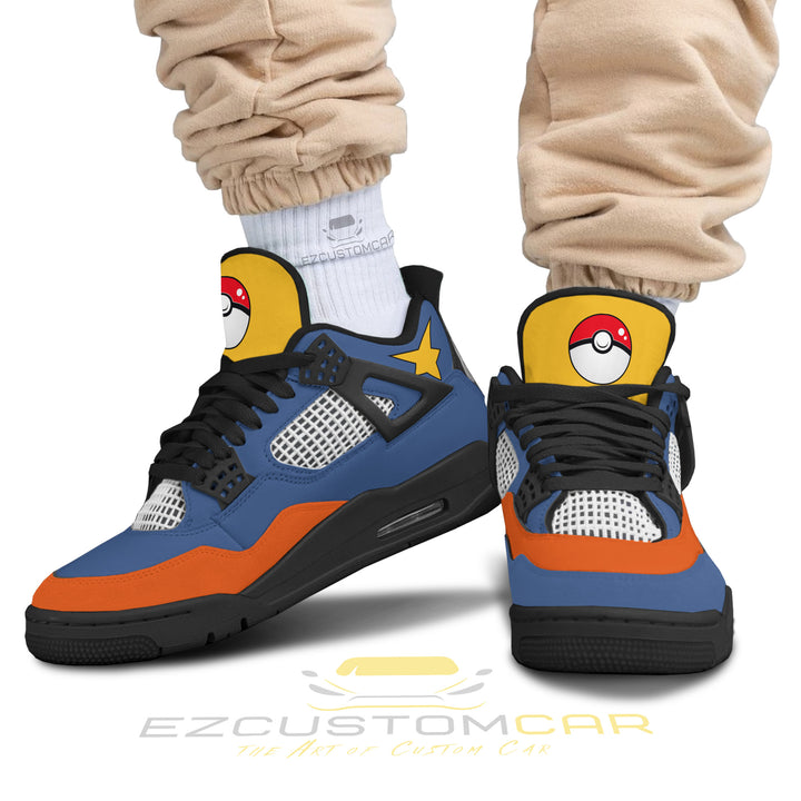 Garchomp J4 Sneakers - Personalized Pokemon custom anime shoes - EzCustomcar - 2